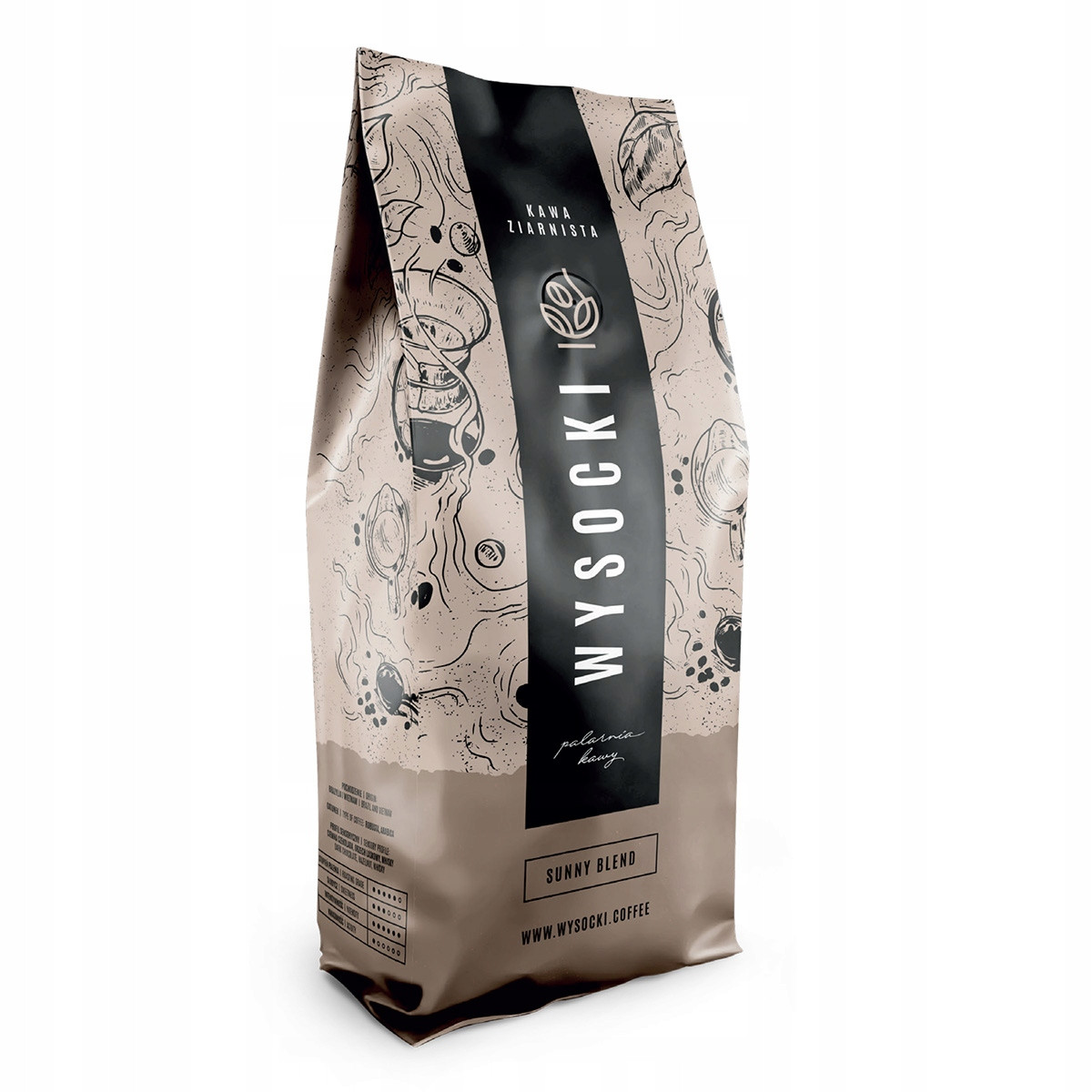Zrnková káva 100% Arabika Sunny Blend 1kg