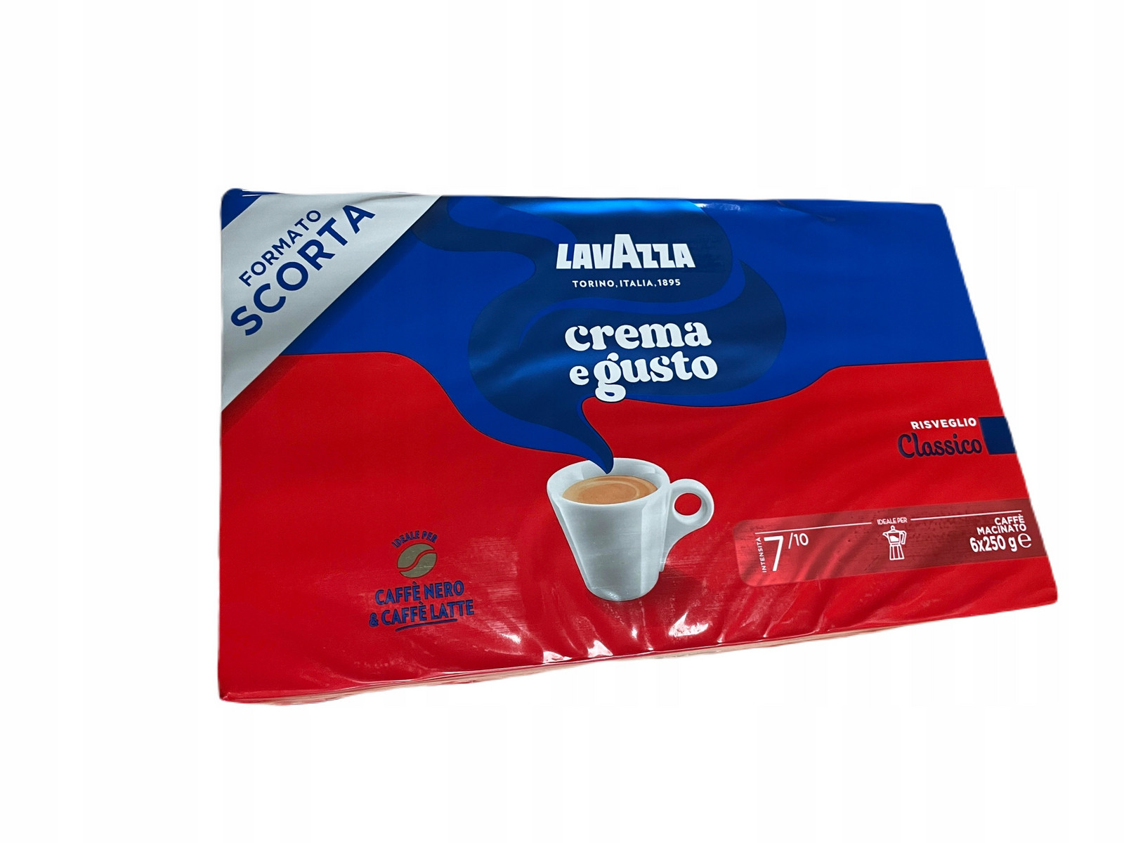 Lavazza Crema E Gusto Classico Mletá Káva 6X250g