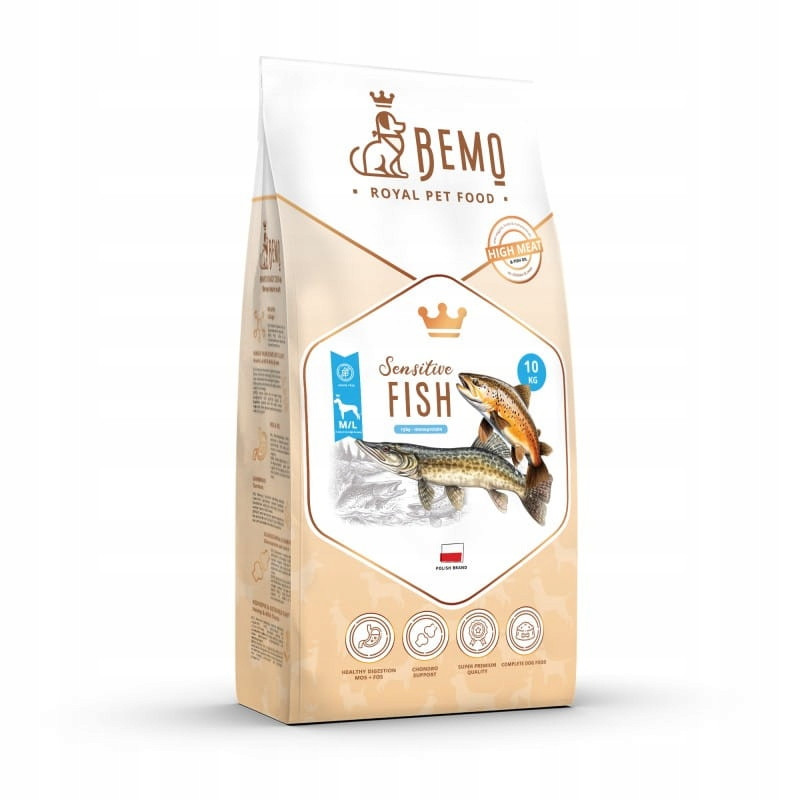 Suché krmivo Bemo Sensitive Ryba středních a velkých plemen 10 kg