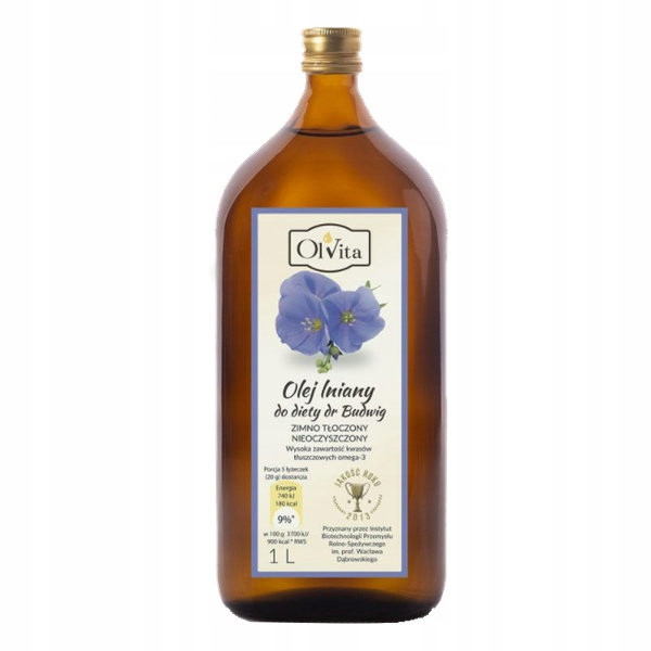 Lněný olej na dietu Dr. Budwig 1l