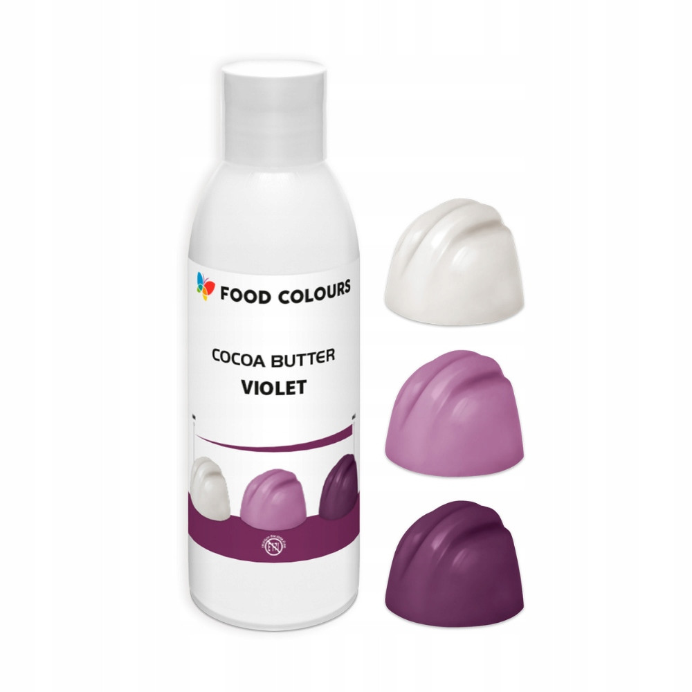 Food Colours kakaové máslo fialové violet 100g
