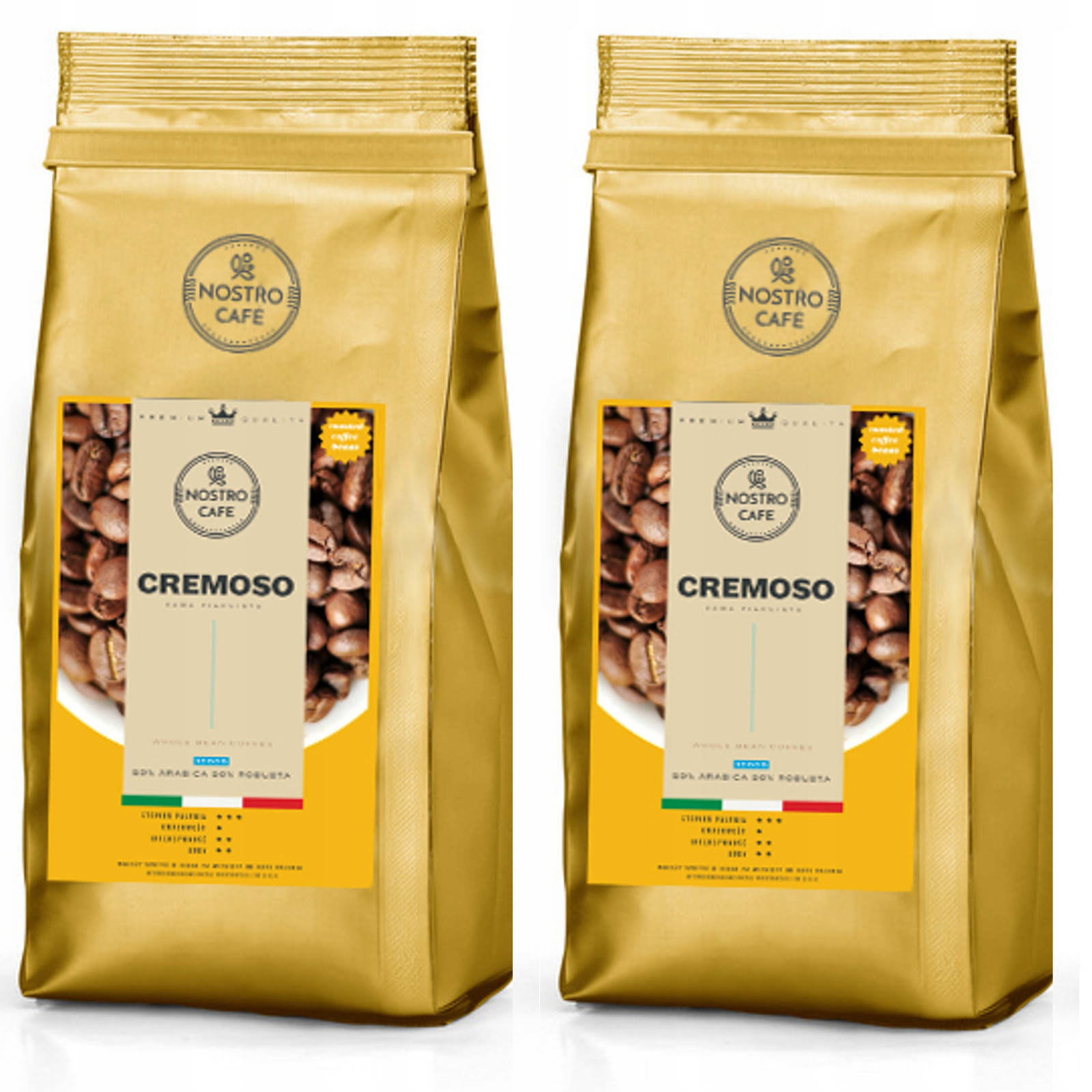 Káva Zrnková Cremoso 2KG Čerstvě pražená