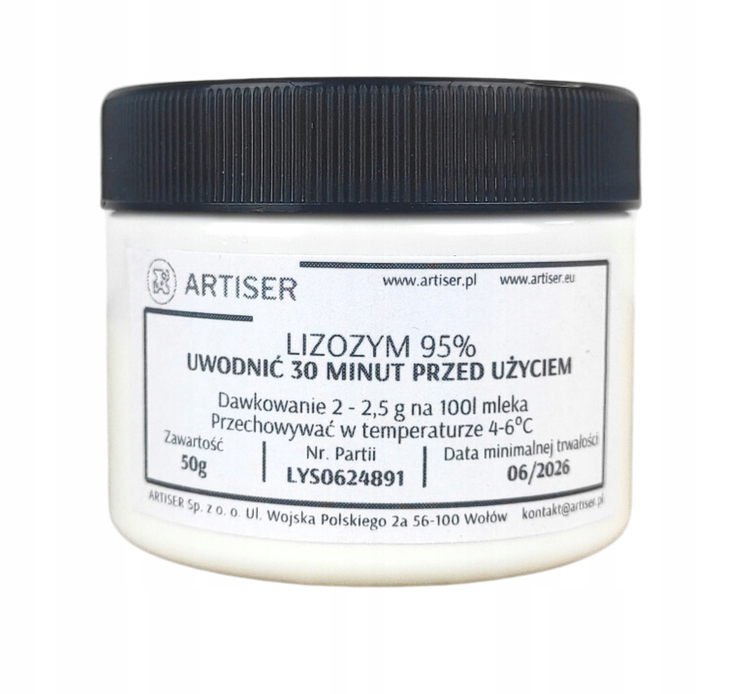 Lysozym v prášku 95% na sýry 50g