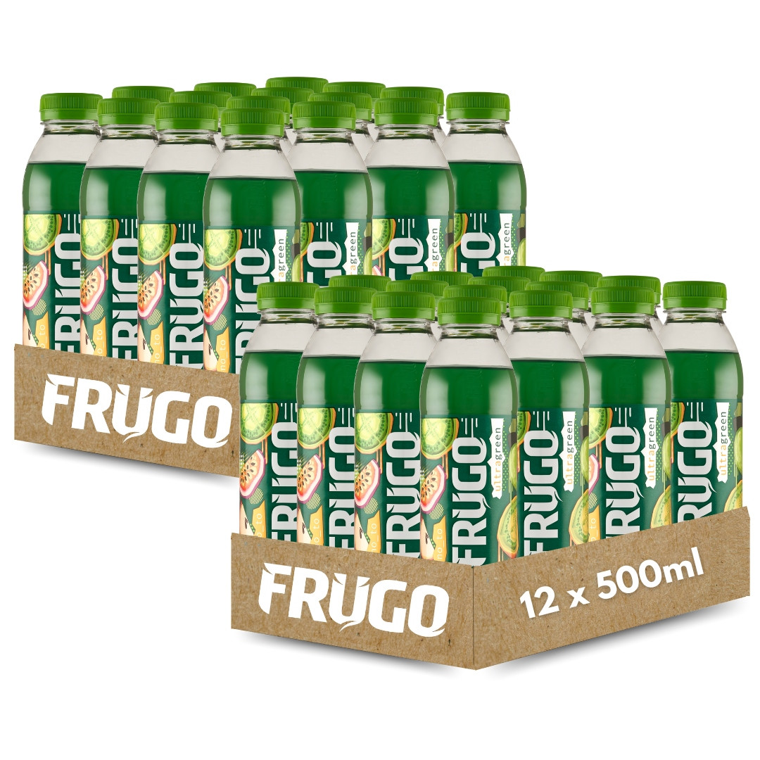 Frugo Ultra Green Víceplodý neperlivý nápoj 500 ml x 24 kusů