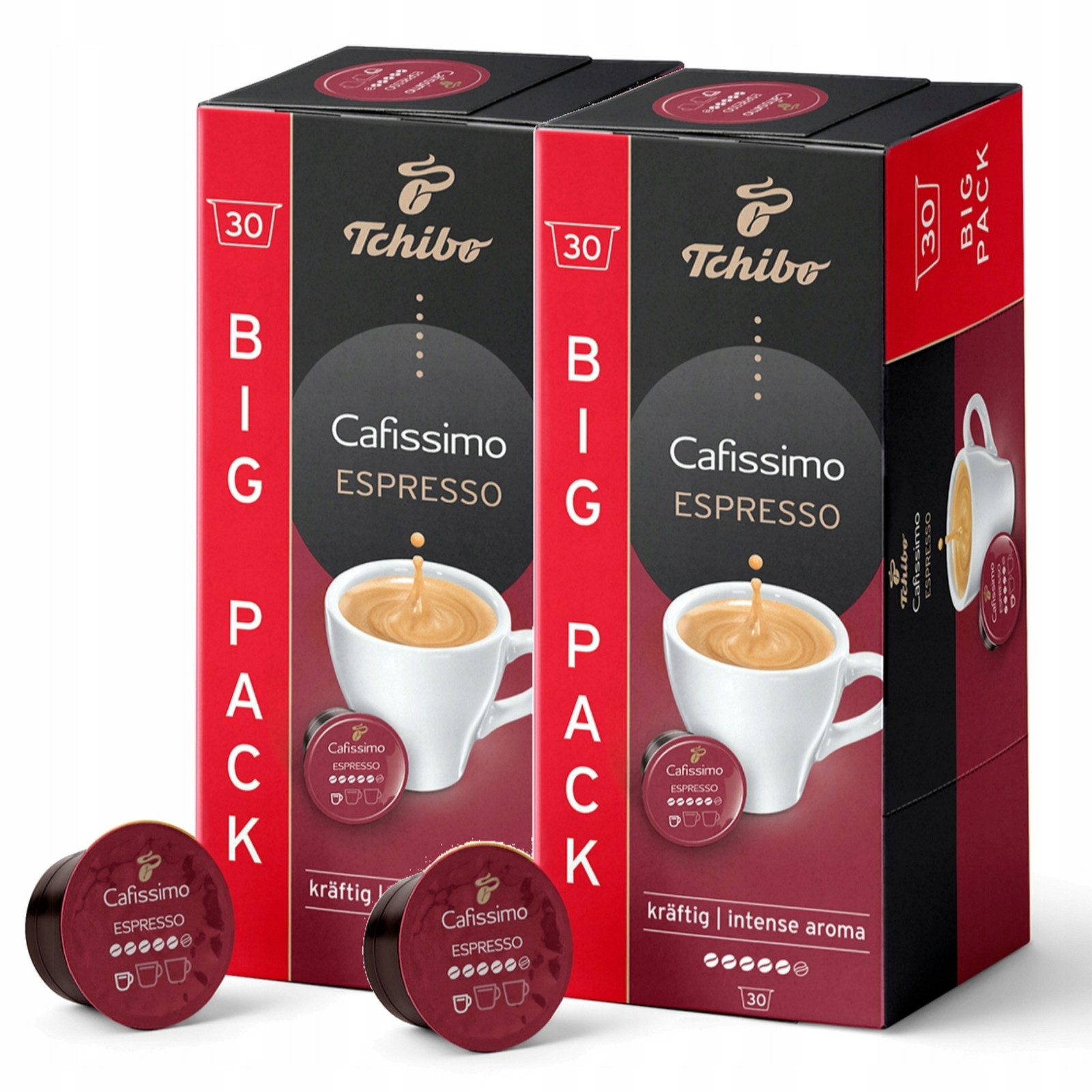 Tchibo Cafissimo Espresso Intense Aroma Káva Arabika Robusta 30x2 kapslí