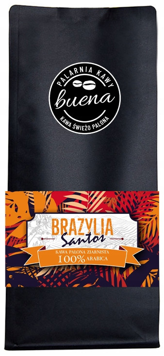 Káva Zrnková Arabica Brazílie Santos Grupa Buena 1000 g