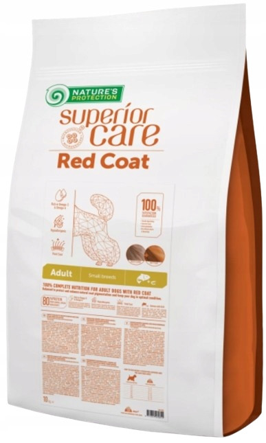 Nature's Protection suché krmivo pro psy Red Coat Losos malá plemena 10 kg
