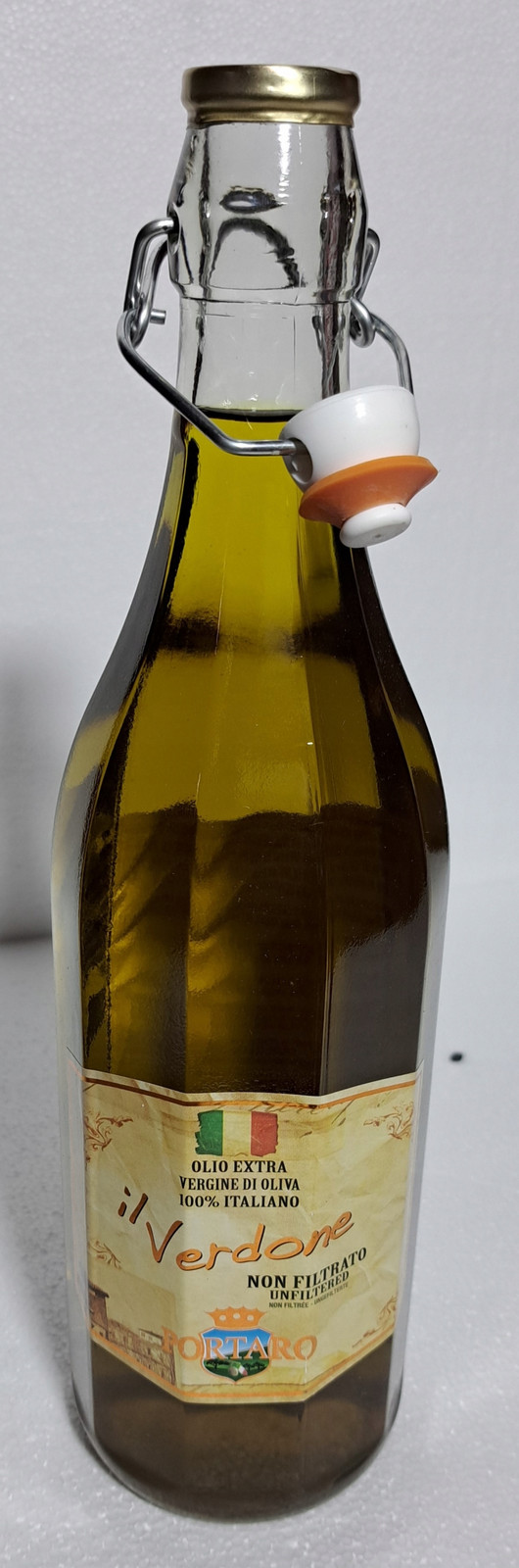 Extra panenský olivový olej nefiltrovaný Portaro Verdone 1000 ml