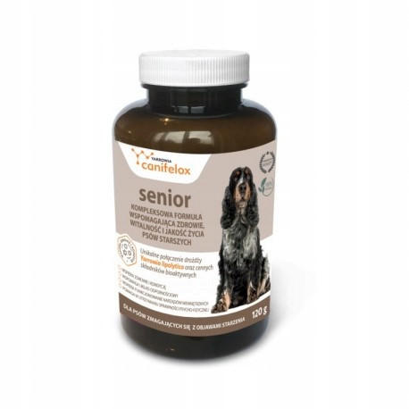 Sady vitamínů pro psa senior Canifelox prášek 240 g klouby stárnutí