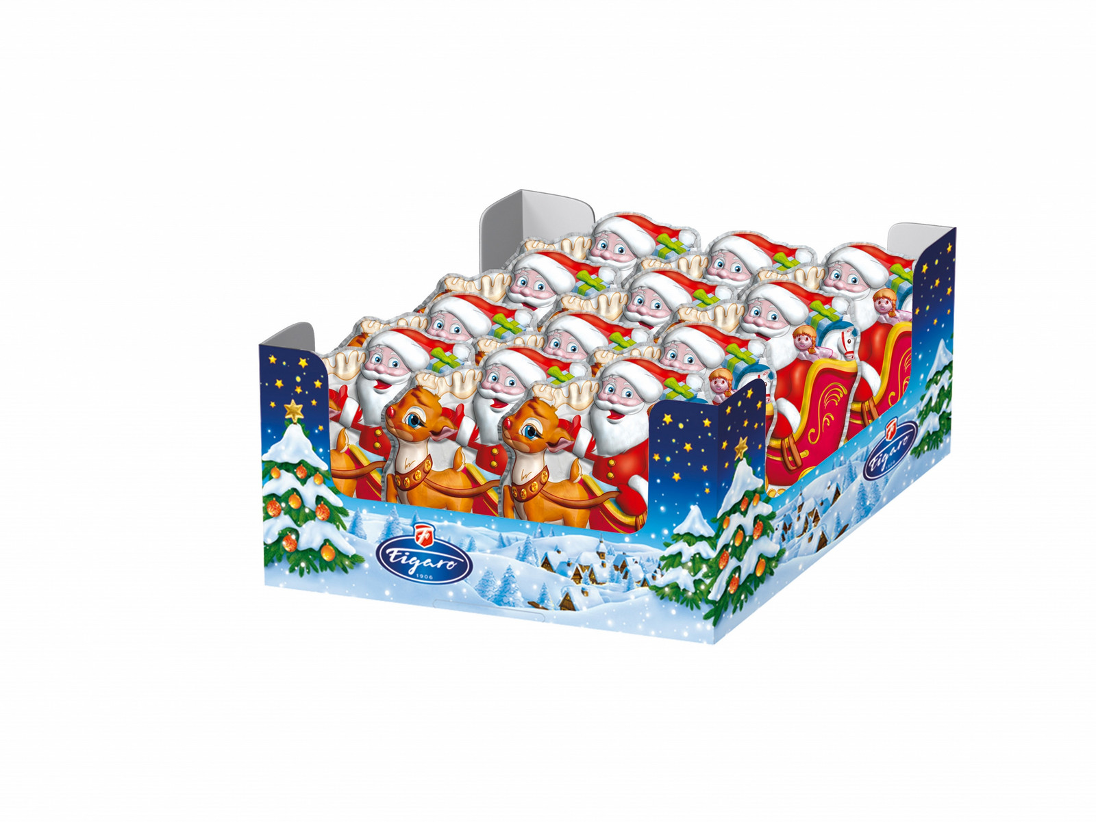 12x Mikuláš se sobem Figaro, 85 g