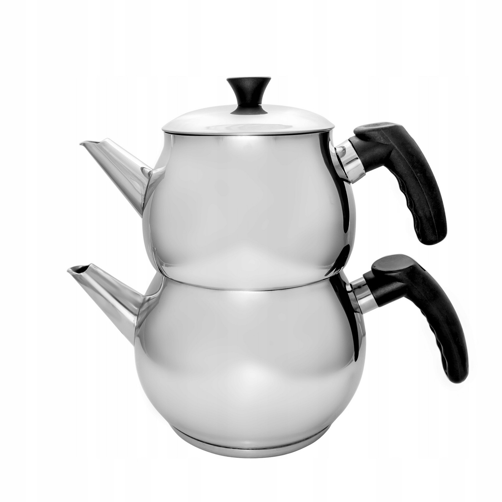 Dvojitá konvice na čaj střední černá Turecko