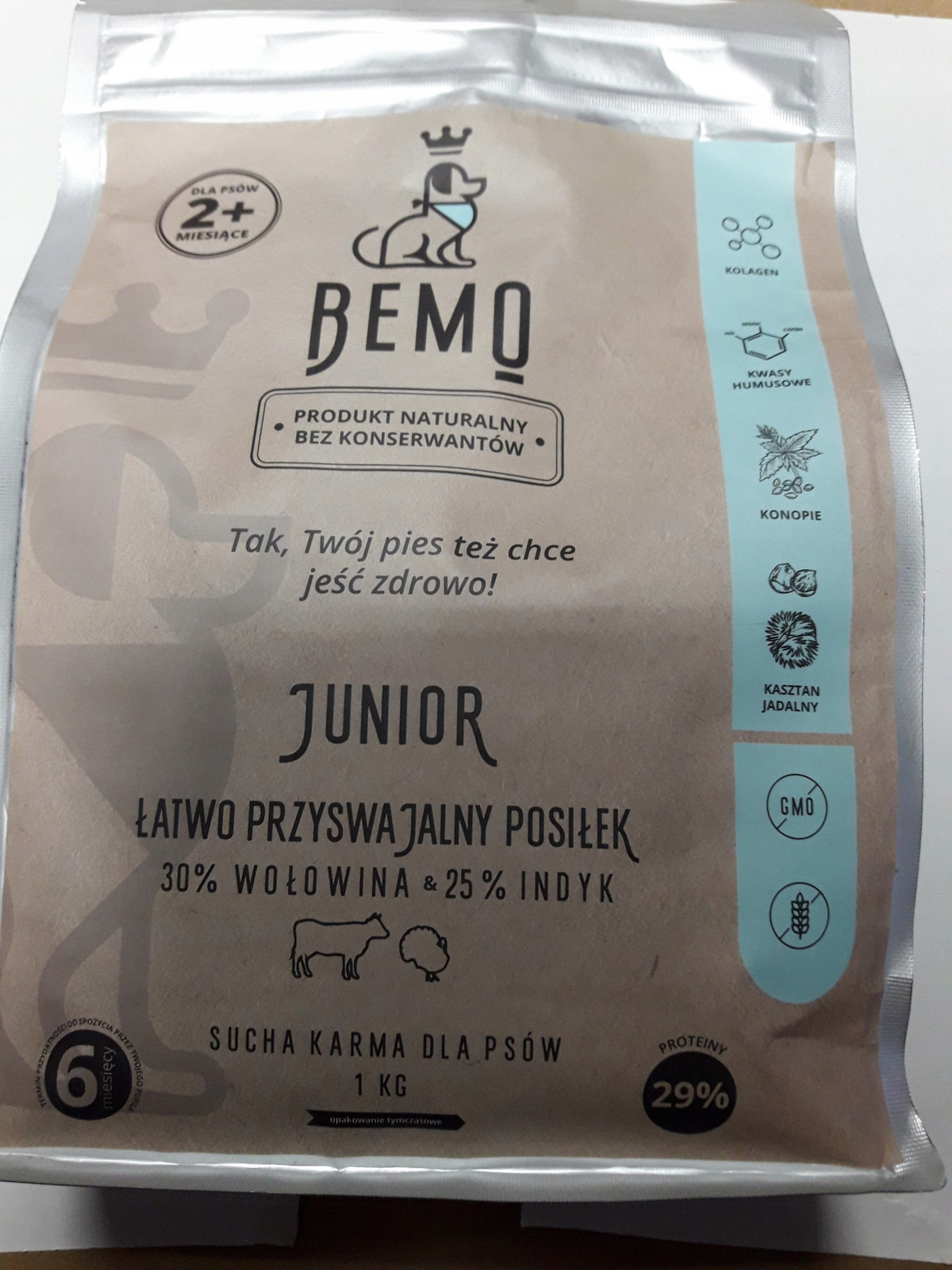 Krmivo Bemo Hovězí Krůta 10 kg S/m pro štěňata Premium Chutné