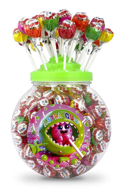 Astra Lízátka ovocná kulička 12 g x 140 kusů