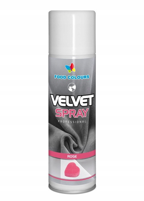 Růžový Semiš Barvík V Aerozolu (sprej) Food Colours 250 ml 1 ks Rose
