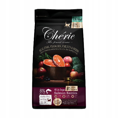 Cherie, suché krmivo pro kočky všech věkových kategorií s lososem, 2 kg