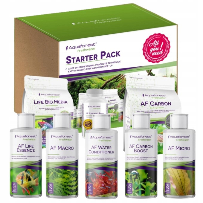 Aquaforest Af StarterPack Freshwater sada přípravků do akvária