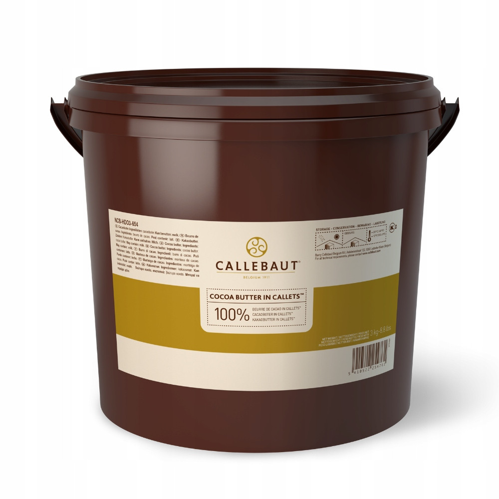 Callebaut Kakaový tuk máslo Ncb 3kg