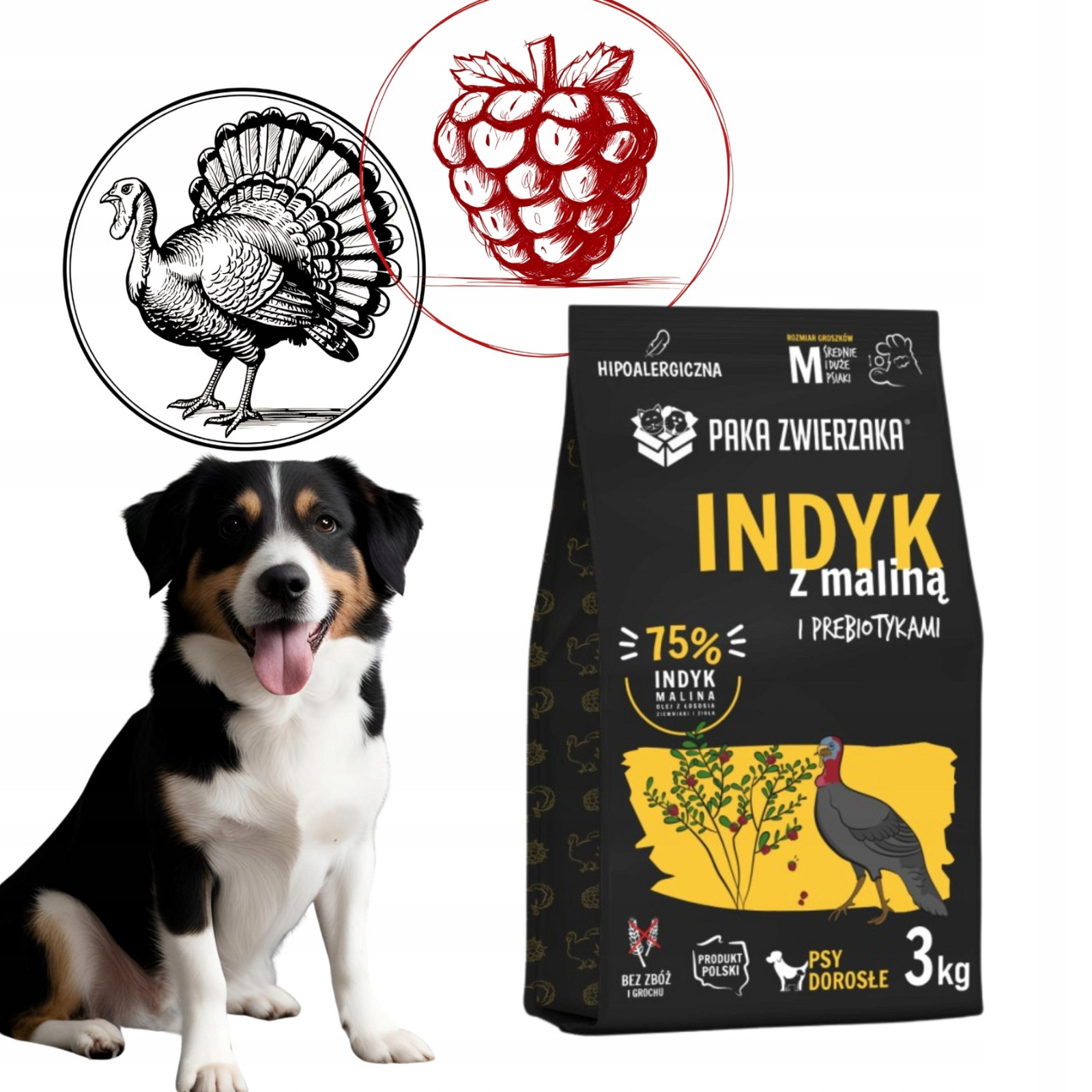 Paka Zwierzaka Seventh Heaven Krůta s malinou 3kg