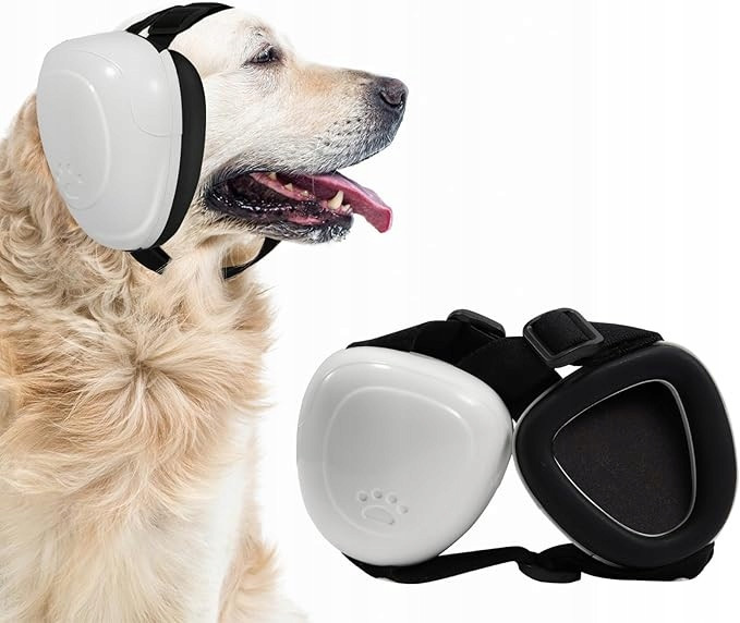 Černé chrániče uší pro psy Protihlukové izolační náušníky