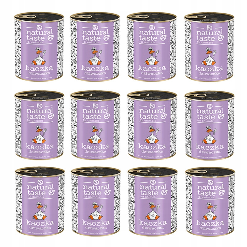Natural Taste Kachna Divoká 12x400g