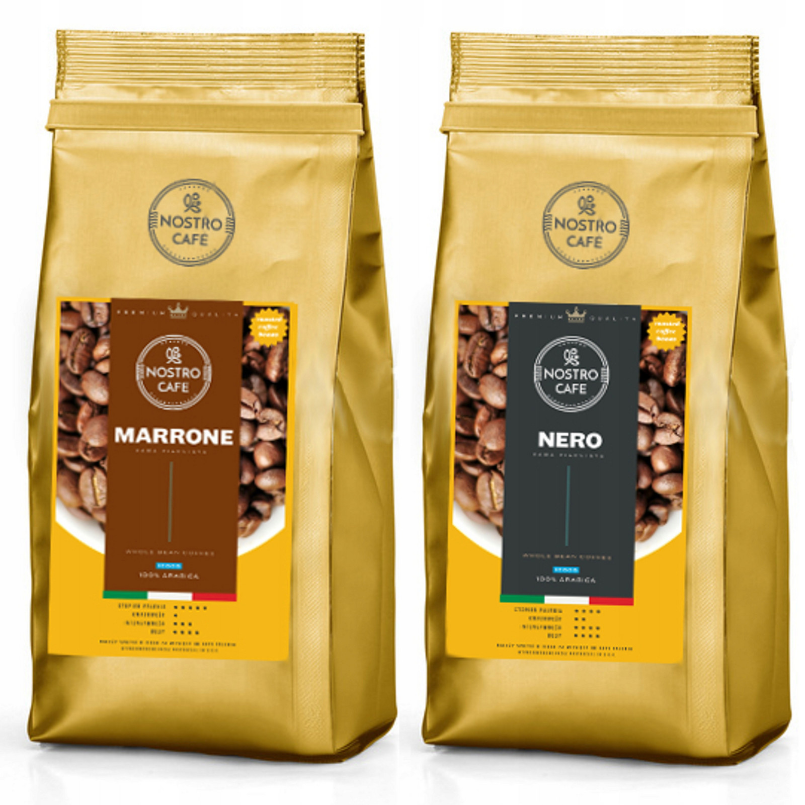 Káva Zrnková Marrone,nero 2KG Čerstvě pražená