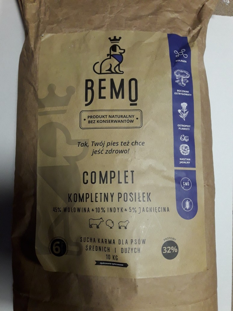 Suché krmivo Bemo pro psy s přecitlivělostí středního a velkého plemene 10 kg