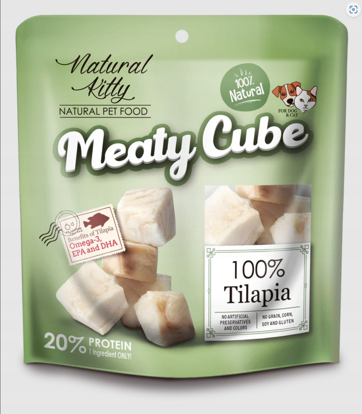 Natural Kitty Premium 100% Tilapia 12x50g