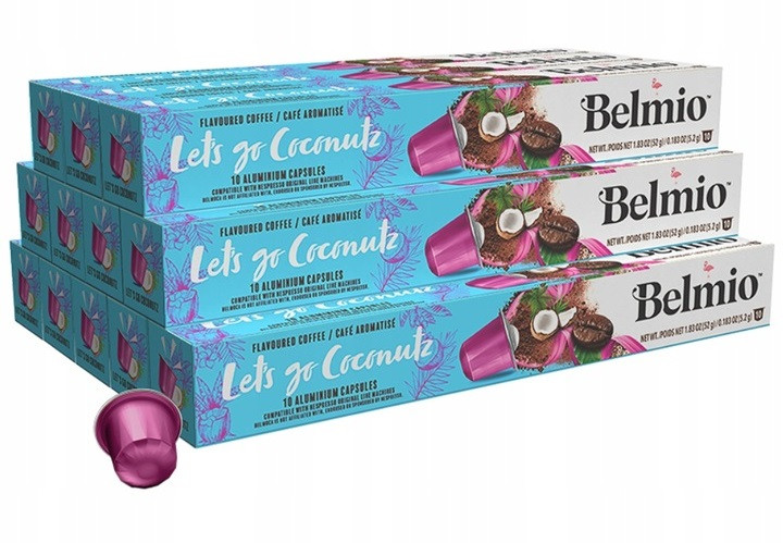 Kapsle pro Nespresso Belmio Kokos/Coconut kapsle 120 ks