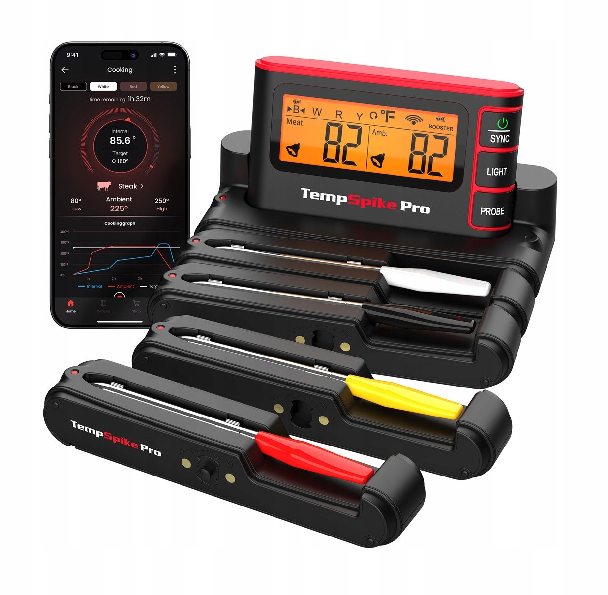 Bezdrátový teploměr 4 sondy ThermoPro TP980-4