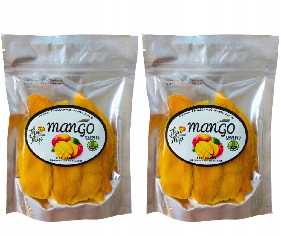 2x Mango sušené krájené vločky suché plátky 2x 500 g 1 kg