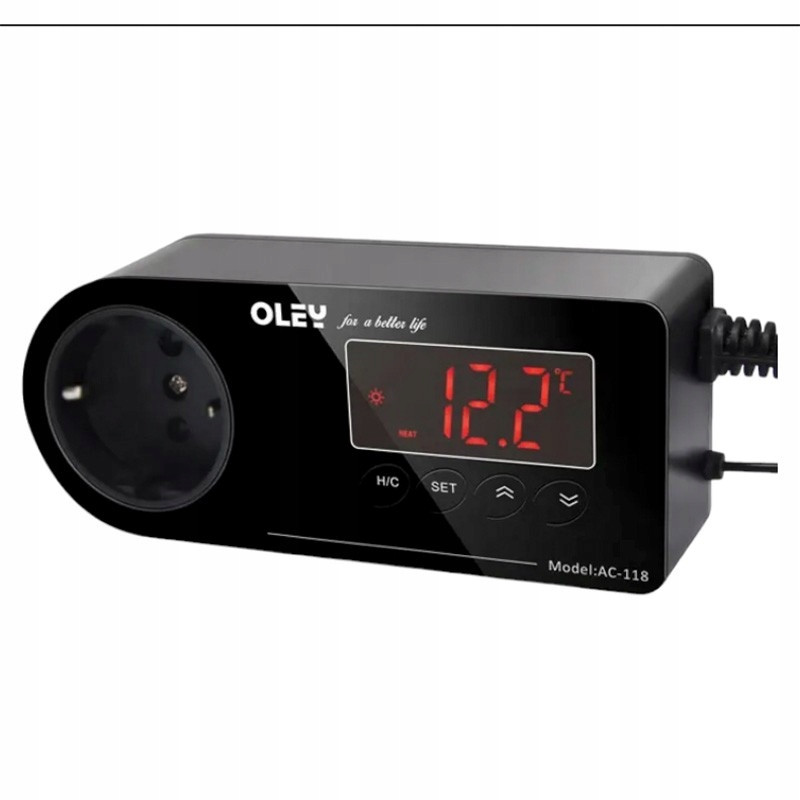 Elektronický Termostat Ringder AC-118 LCD Tichý, Přesný, Univerzální