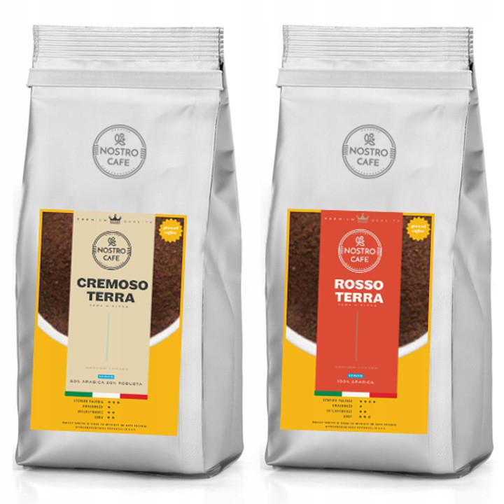 Mletá Káva Rosso Terra, Cremoso Terra 2KG