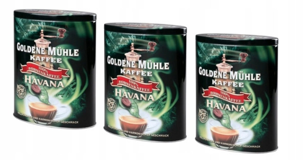 3xKáva instantní Goldene Muhle Kaffee Exotic Club 200 g plechovka