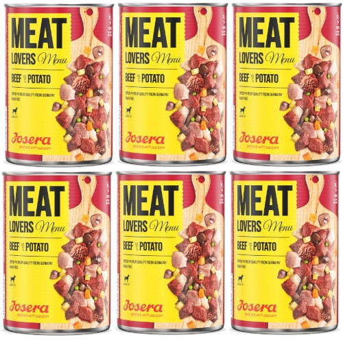 Josera Meat Lovers Menu Hovězí s bramborem 6x800g