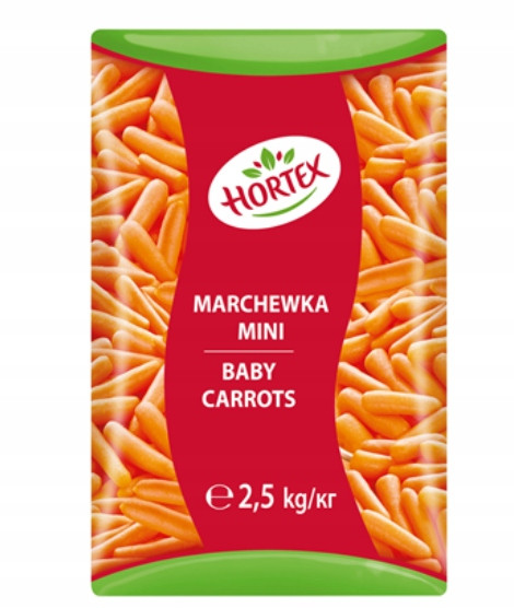 Hortex Mrkev mini mražená 2,5 kg