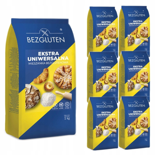 6x Extra univerzální bezlepková směs 1kg