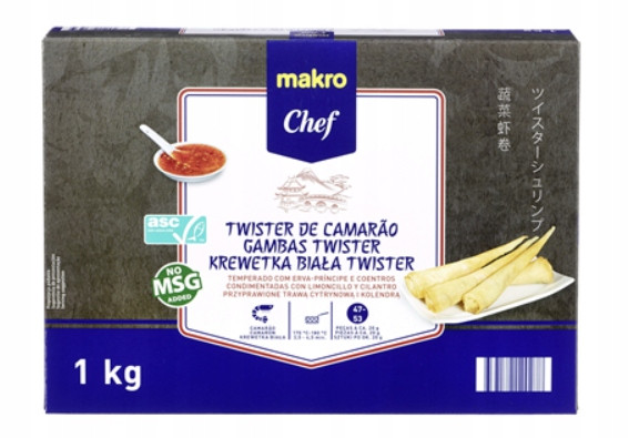 Metro Chef Krevety Twister Asc 1 kg