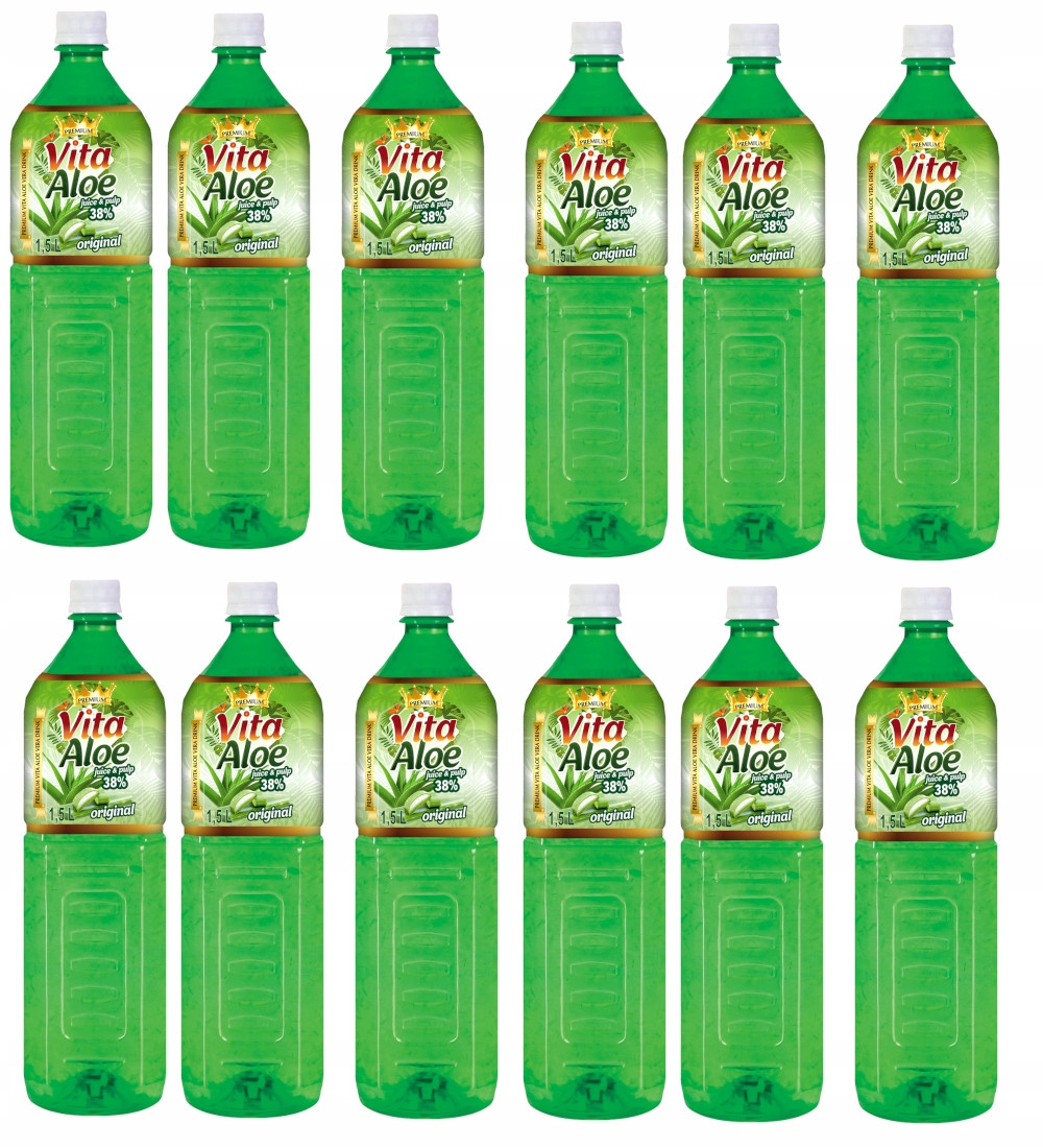 12xALOESOVÝ Nápoj 38% 1,5 L Allcor