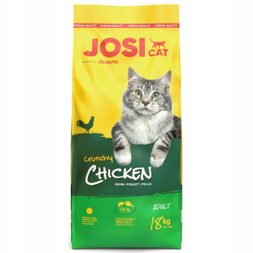 Josera JosiCat Crunchy Chicken 18kg krmivo pro kočky