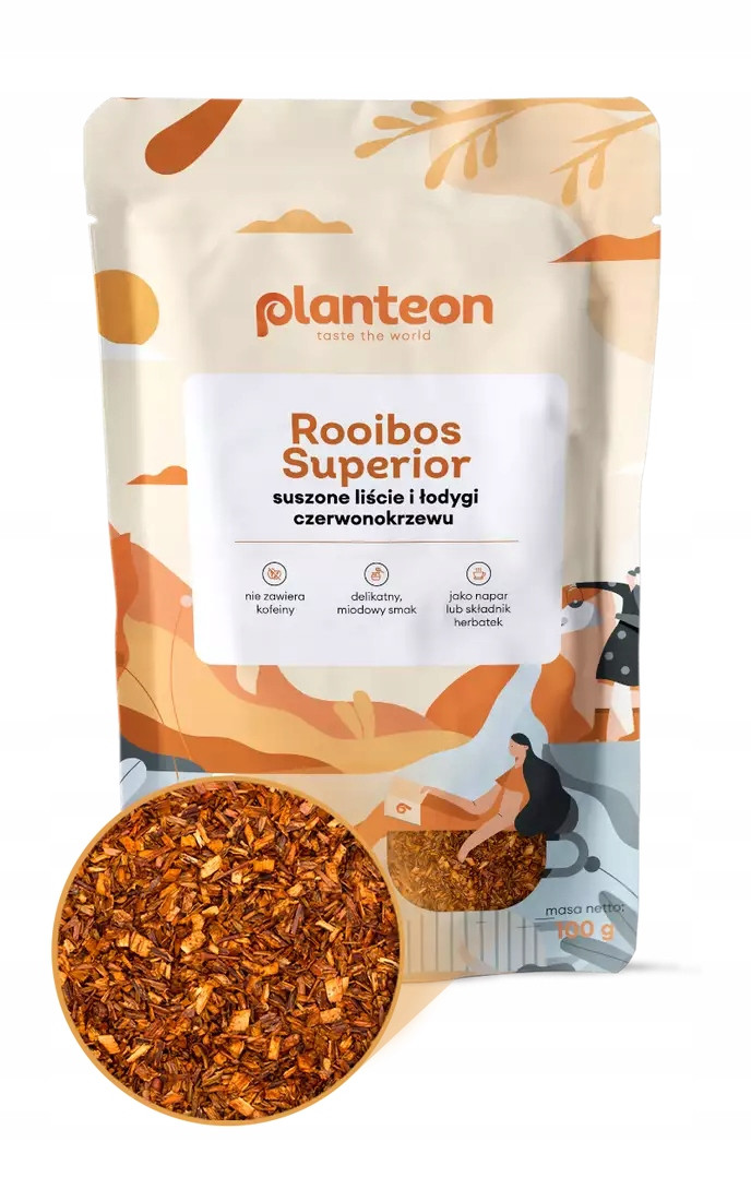 Rooibos Superior Bez kofeinu přírodní červený čaj vysoké kvality 5 kg