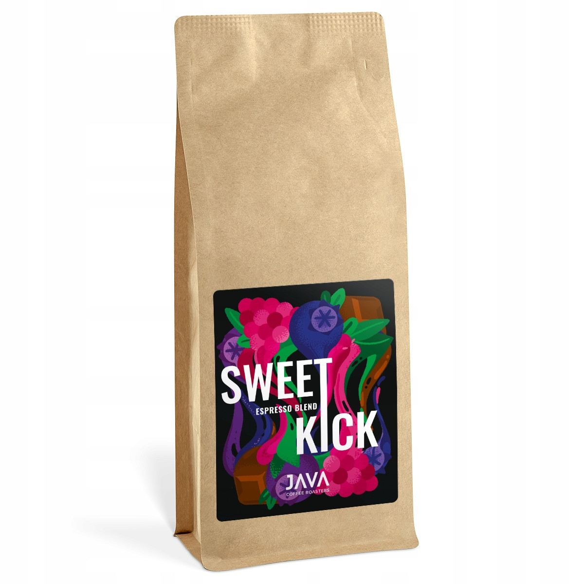 Káva zrnková Blend Sweet Kick pod espresso tmavá směs 1kg