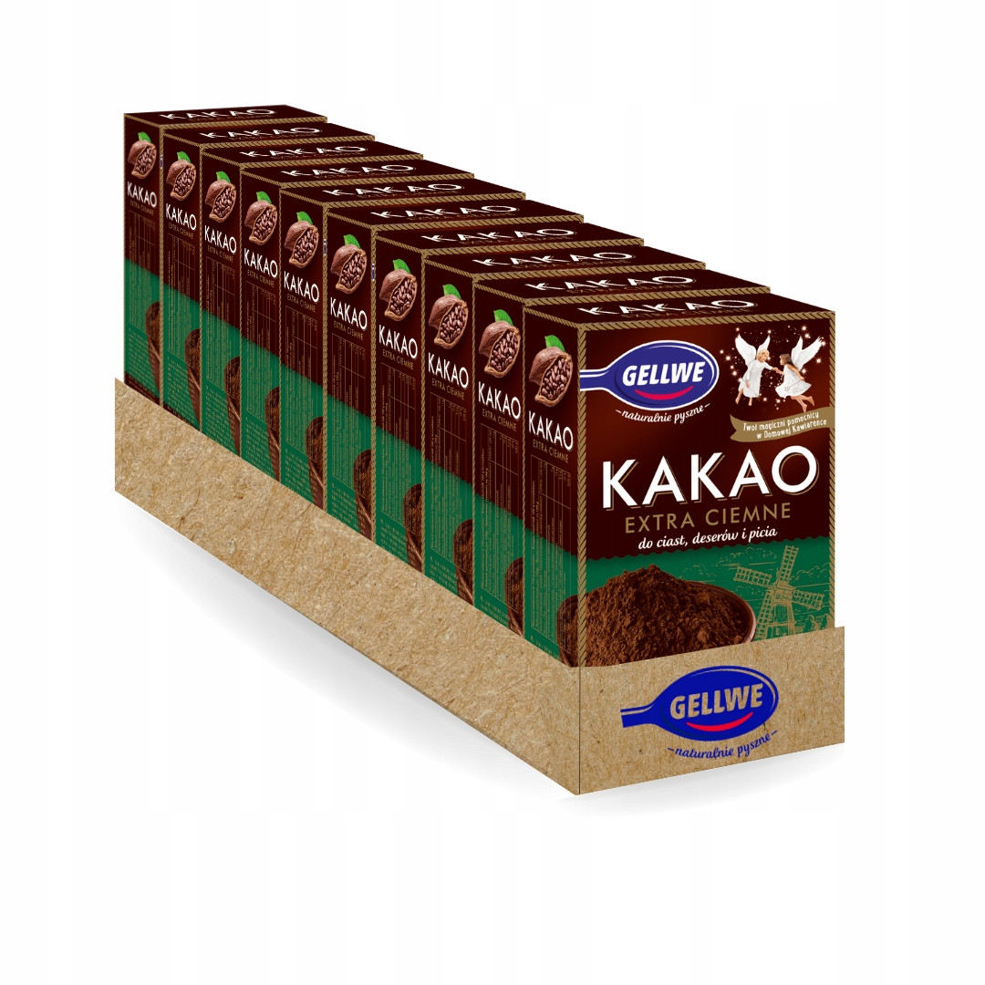 Gellwe Kakao extra tmavé 80 g x 10 kusů
