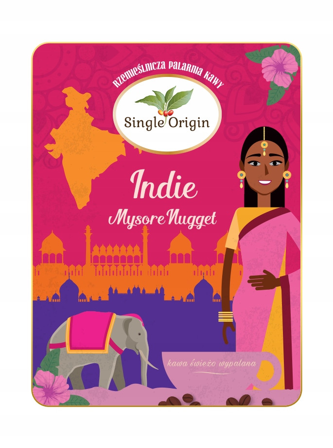 Káva Indie Mysore Nugget Single Origin 500g