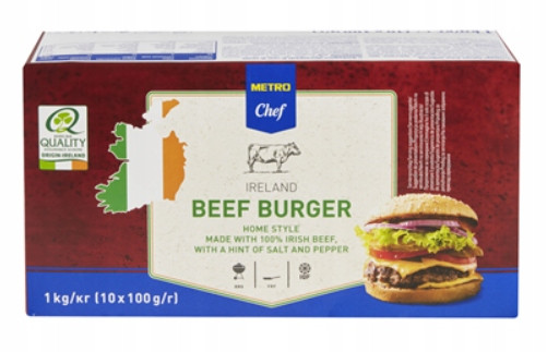 Metro Chef Burger 10 x 100 g