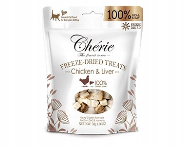 Lyofilizované Kuře S Játry, pamlsky pro kočky 30g x 24