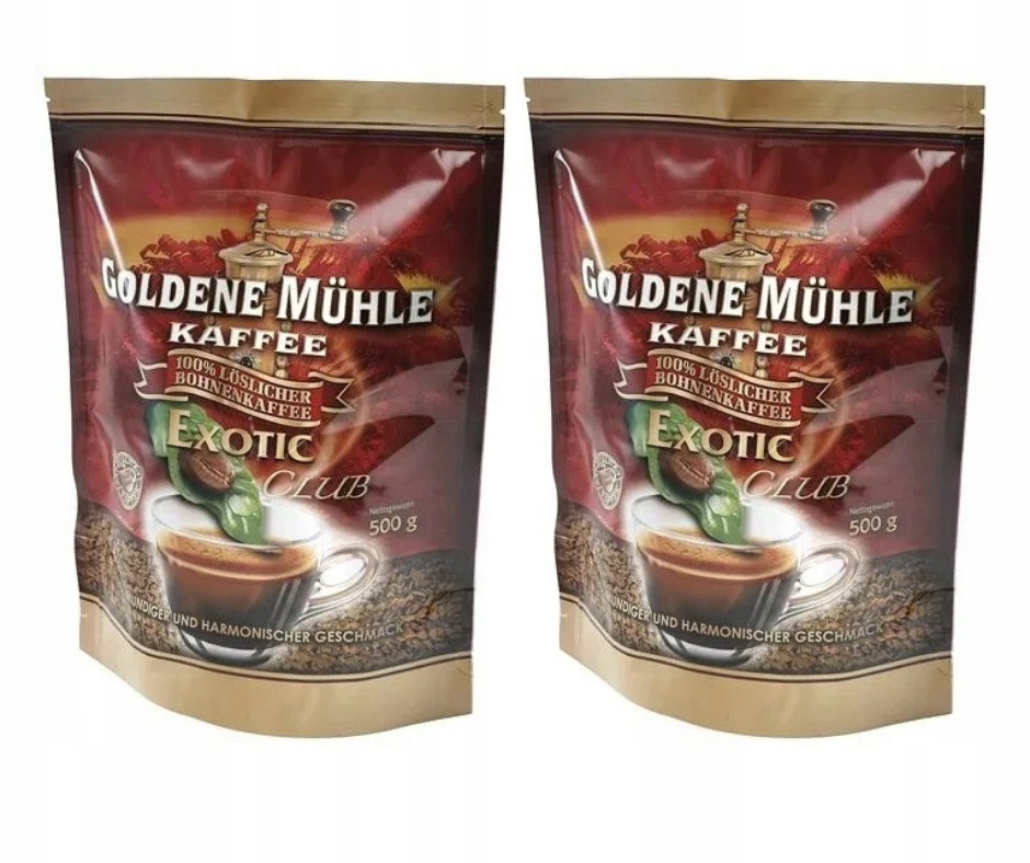 Káva rozpustná Goldene Muhle Kaffee Exotic Káva 500 g lízátka Velikonoce