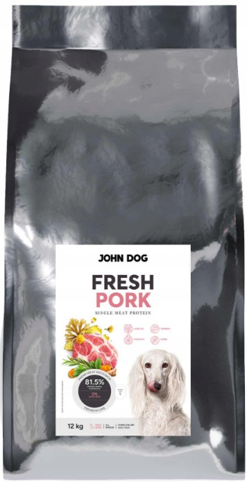 Adult Fresh suché krmivo pro psy Vepřové John Dog 12 kg
