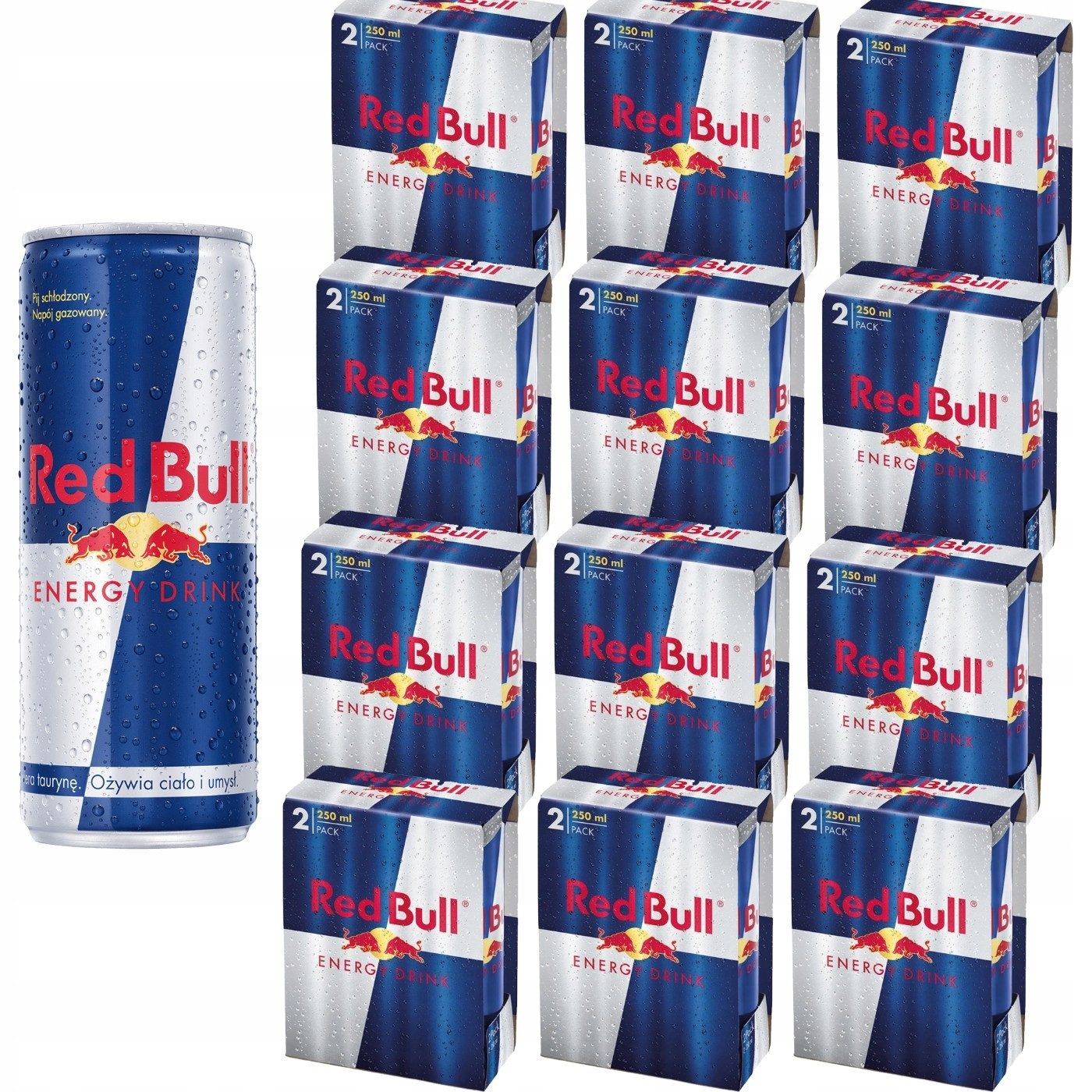Red Bull Energetický nápoj 250 ml 2PACKx12 24 ks