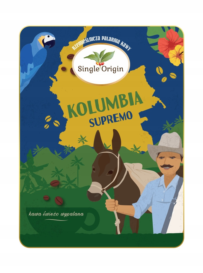 Káva Kolumbie Supremo Single Origin 500 g