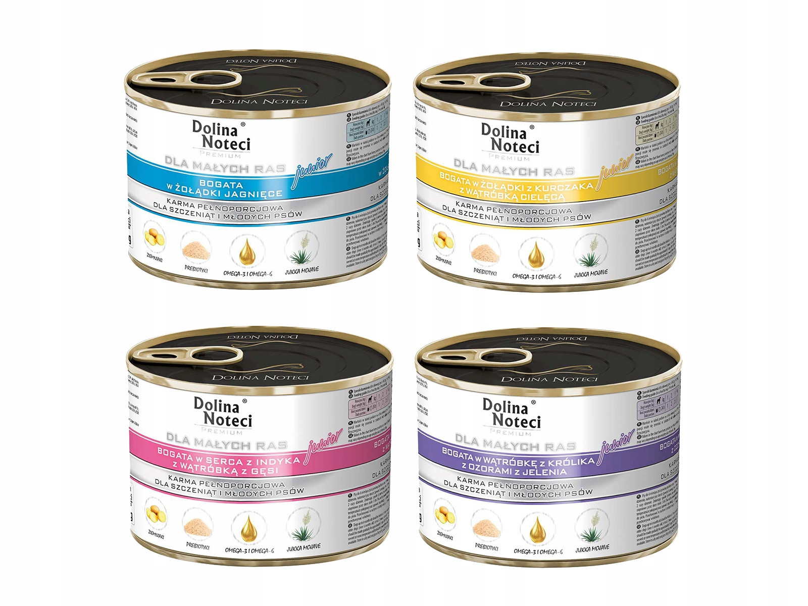 Dolina Noteci Junior Malá Plemena MIX Chutí 24X185G